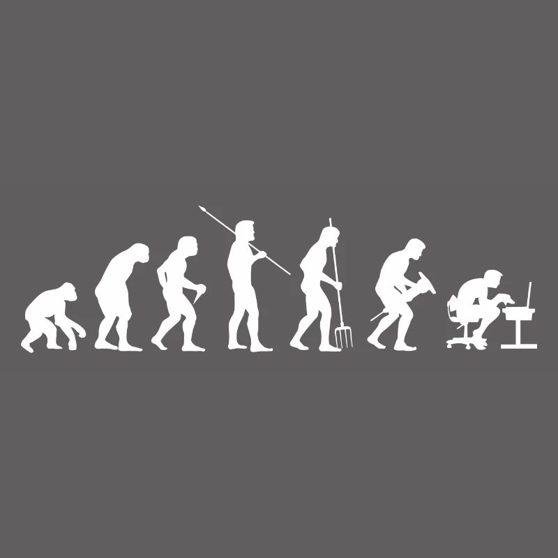 Funny Human Evolution Computer Technology