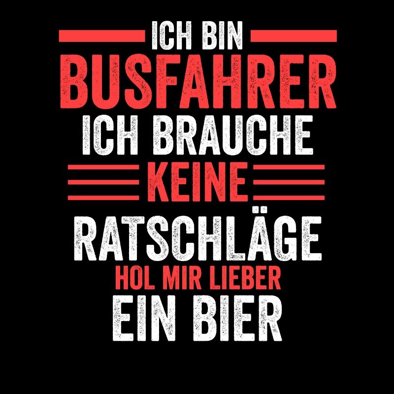 Busfahrer Bier Schulbus Geschenk