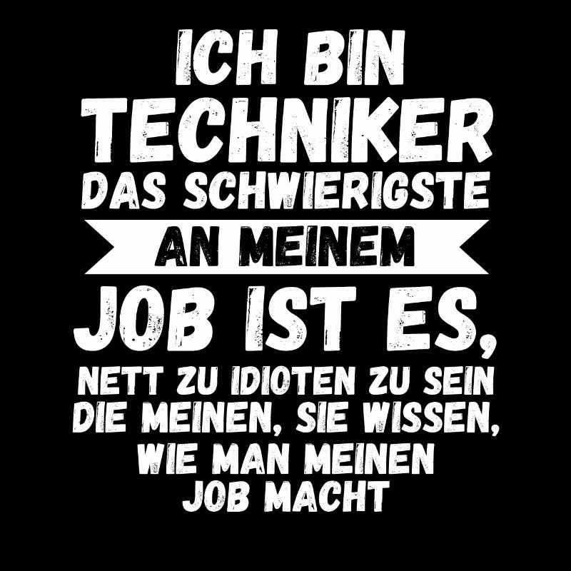 Techniker Beruf Technik Geschenk