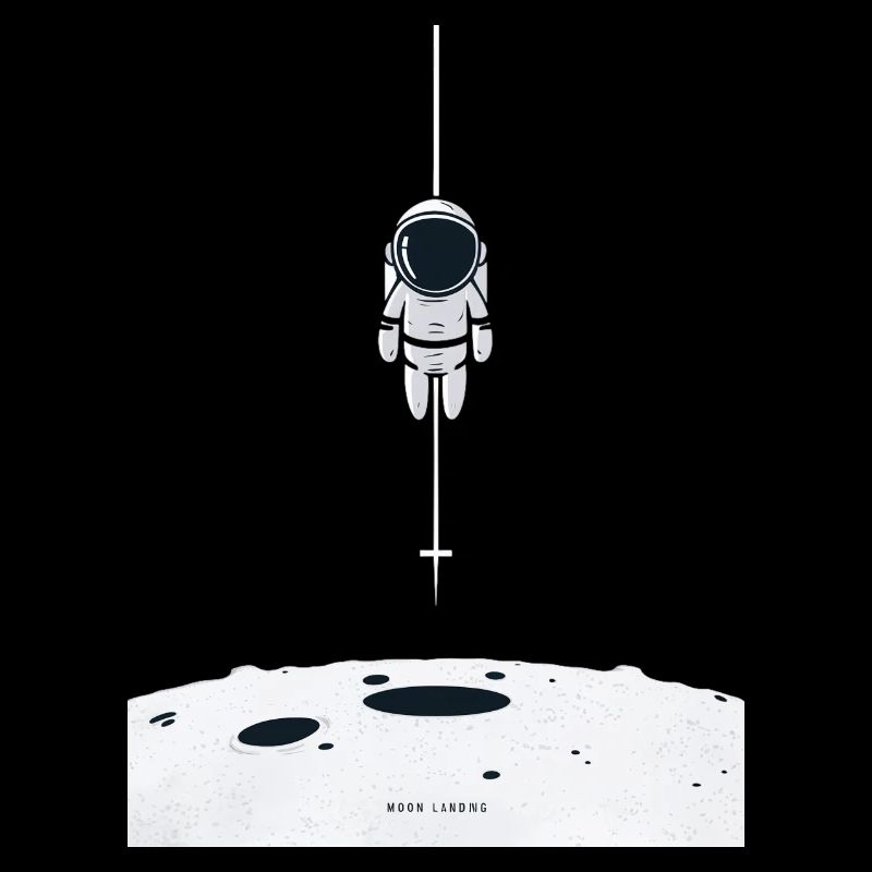 Exploration des astronautes de l’alunissage