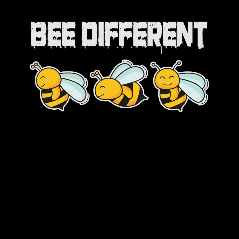 Abeille Différentes abeilles Soyez différent Soyez vous-même