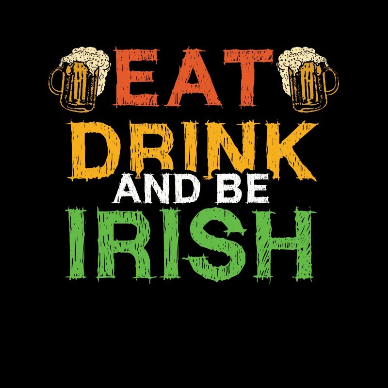 Manger Boire Saint Paddy Trèfle Saint Patrick Day