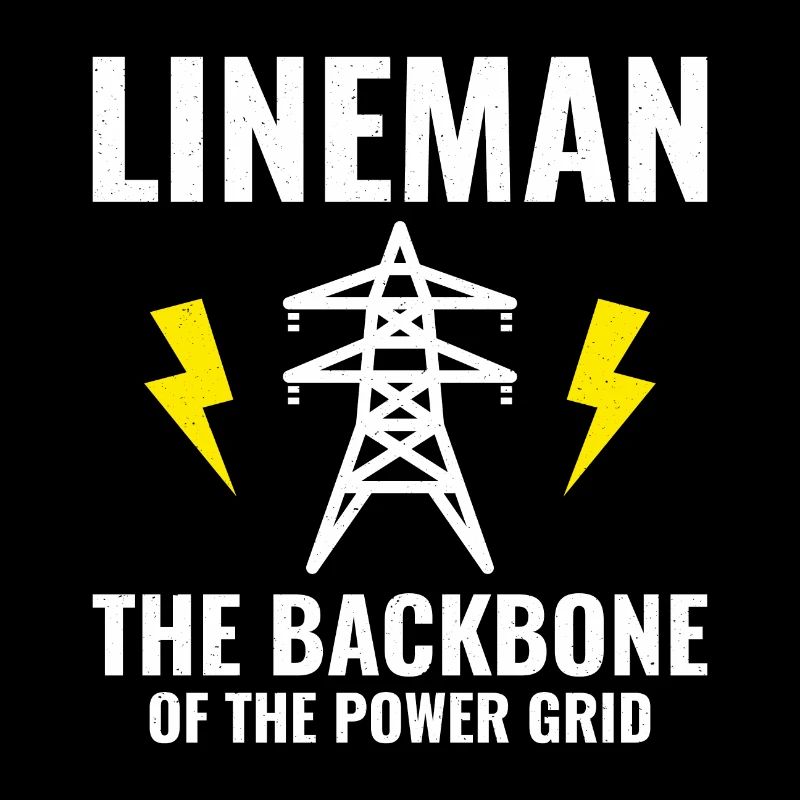 Lineman Backbone Power Grid Electricity Utility