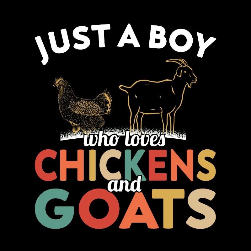 Chèvre et poulet - Juste un garçon