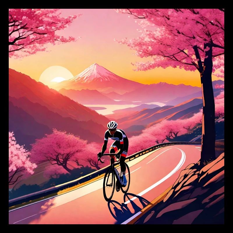 Saison des fleurs de cerisier - Randonnée à vélo