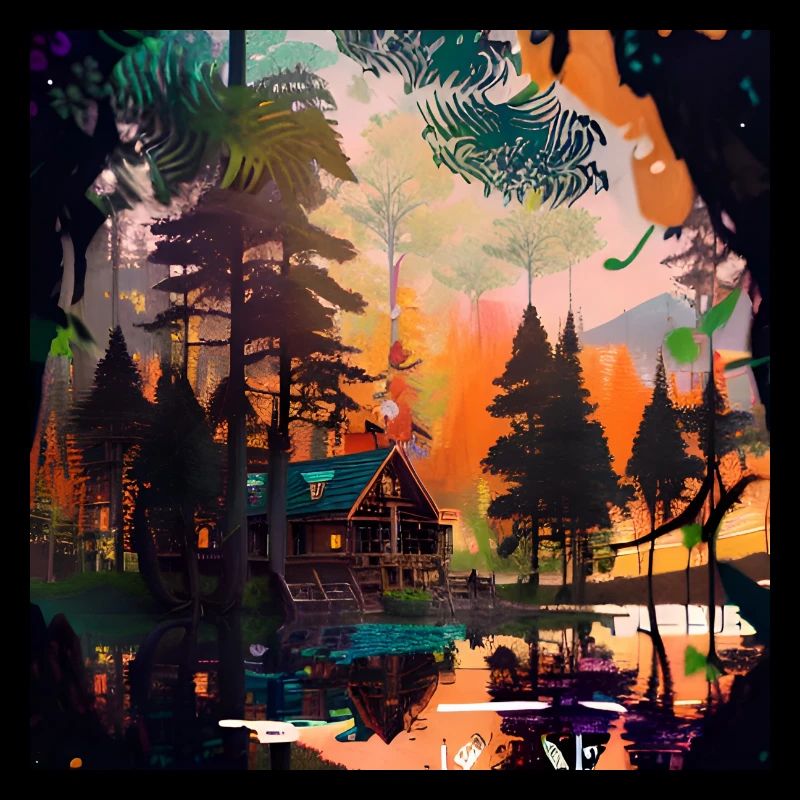 Cabane dans les bois