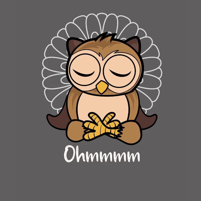 Meditation Eule - Yoga Eule