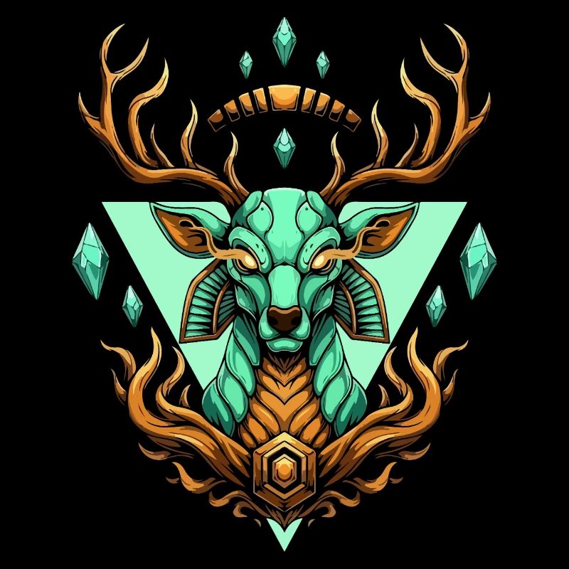 Turquoise Moose Crystal Geometry
