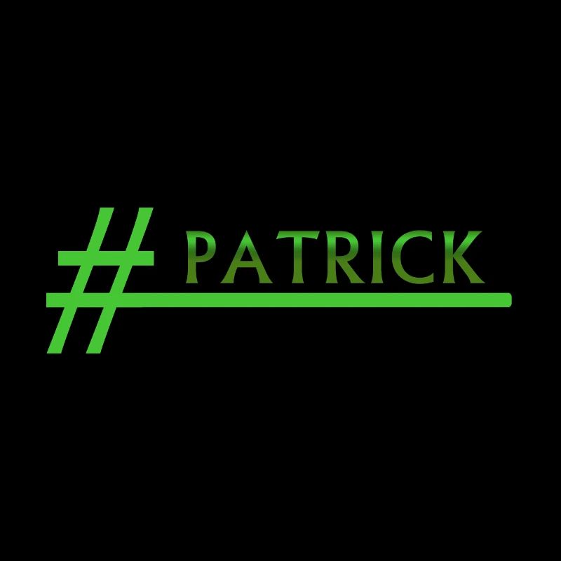 Stylischer Hashtag PATRICK Patrick