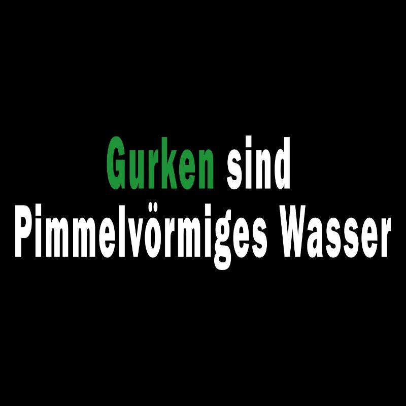 Gurken sind Pimmelförmiges Wasser