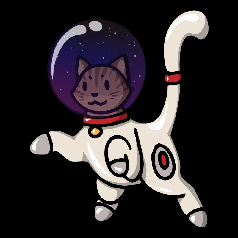 Chat de l'espace Spacecat! Idée cadeau Astrocat All