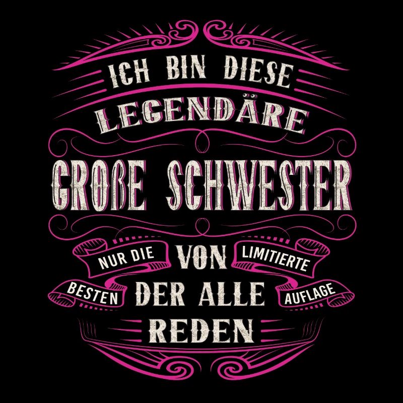 Große Schwester Ich bin diese legendäre Schwester