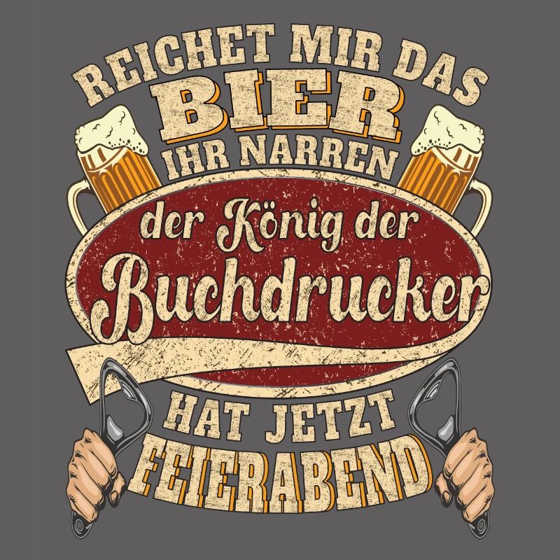 Buchdrucker Bier Feierabend