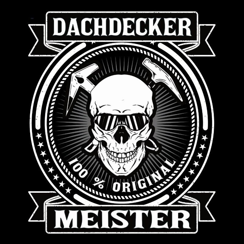 Dachdecker Meister Geschenk Retro