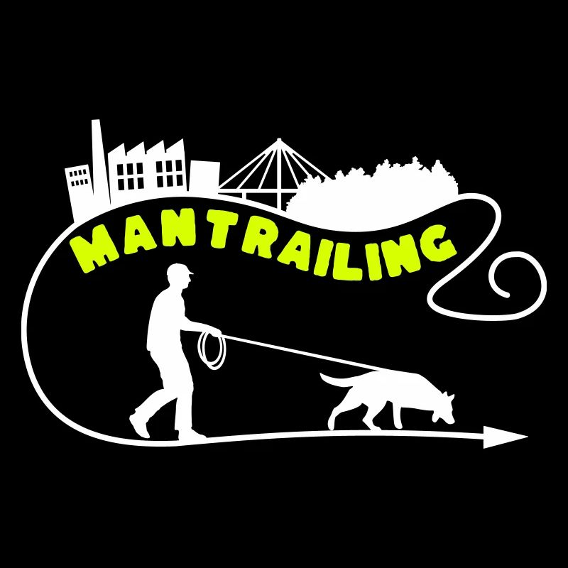 Mantrailing Skyline Mann Personalisierbar!