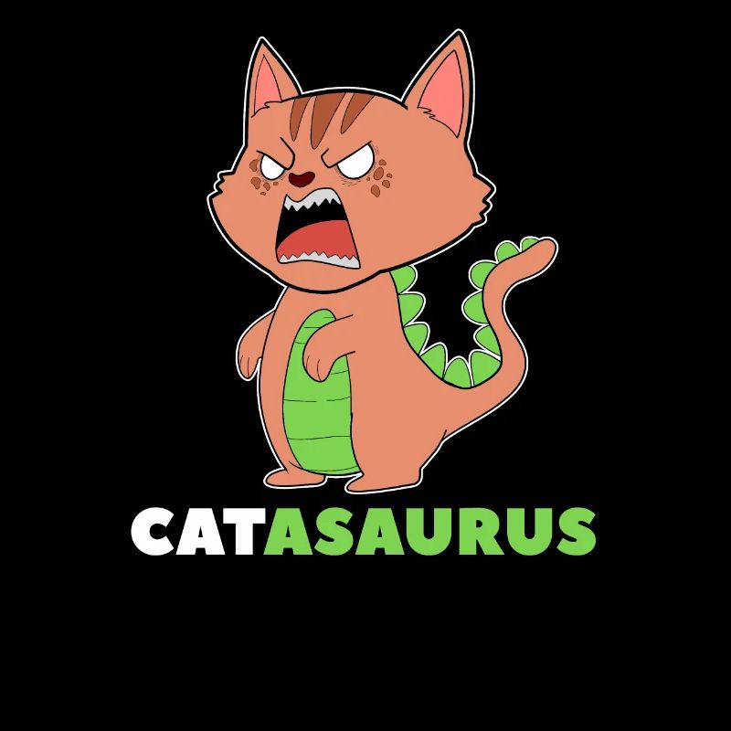 Cadeau drôle de chat Bengal Catasaurus T-Rex
