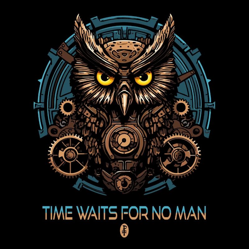 Owl Clock: Time waits for no one