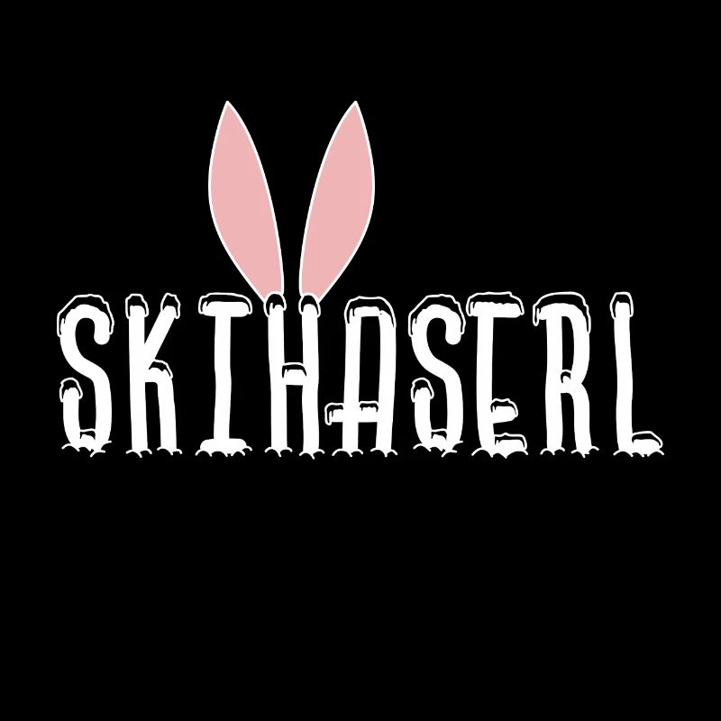 Lapin de ski Lapin de ski avec oreilles
