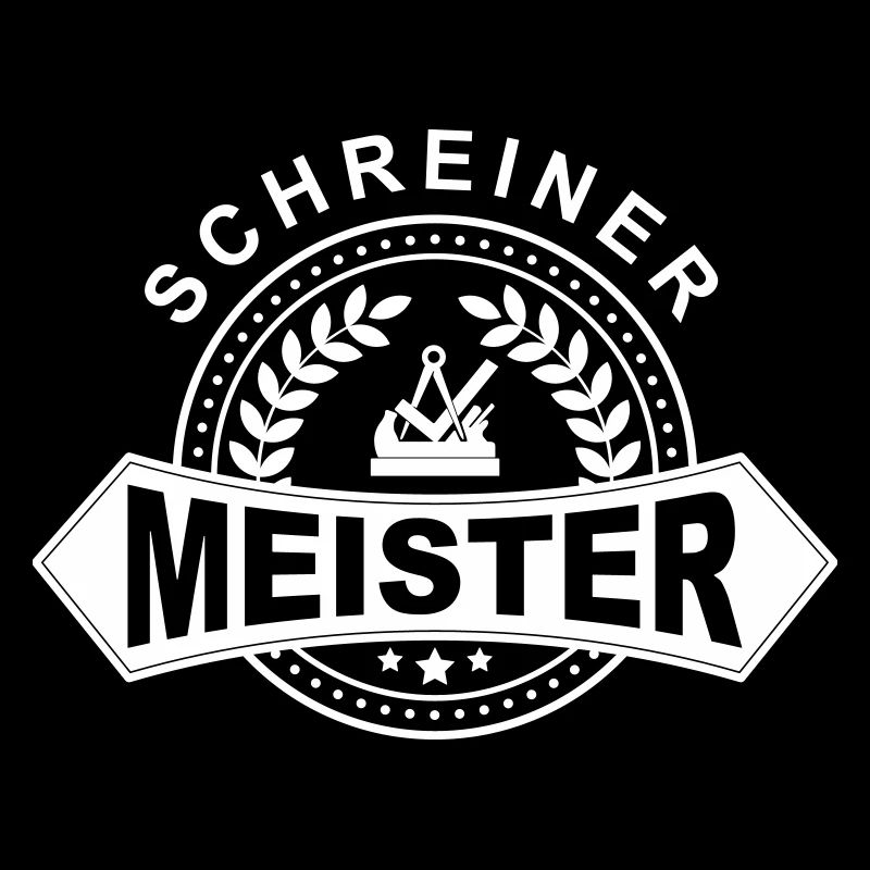 Schreiner Meister Lorbeerkranz mit Zunftzeichen