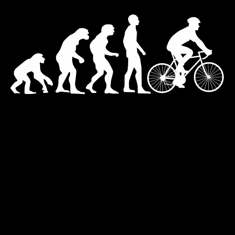 Evolution Fahrradfahrer