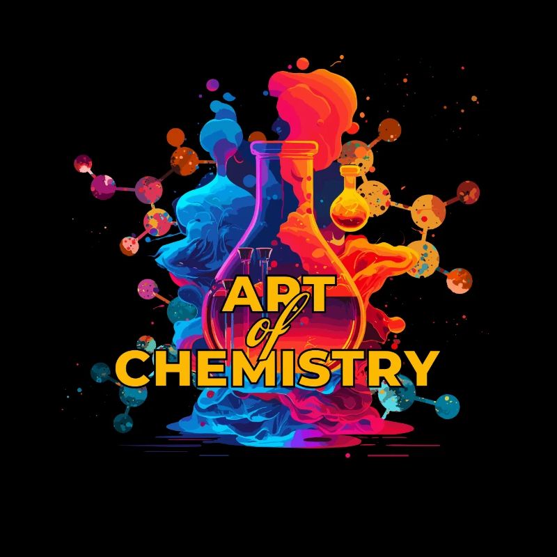 Chimie molécule Flacon Science Color Splash