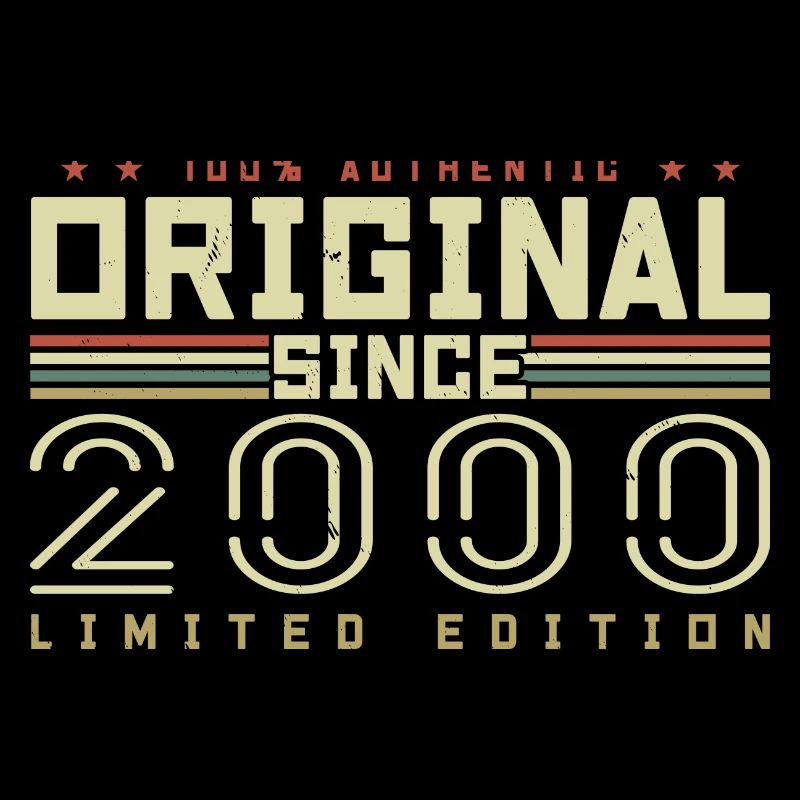 Original 2000 Retro 2000 Geburtstagsgeschenk