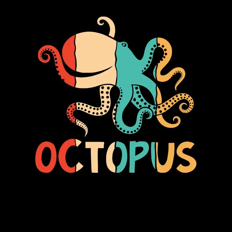 Retro Cephalopoda Octopodes Octopoda Lover Octopus