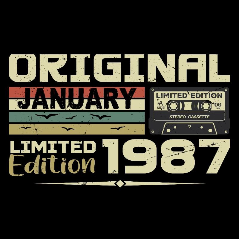 Janvier 1987 | Cadeau D’anniversaire Janvier 1987