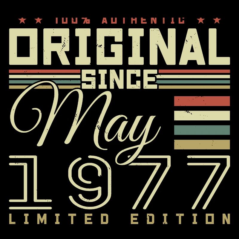 Cadeau Anniversaire Mai 1977, Gift May 1977