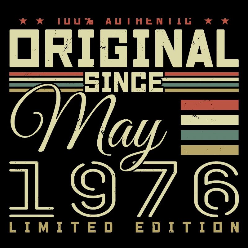Cadeau Anniversaire Mai 1976, Gift May 1976