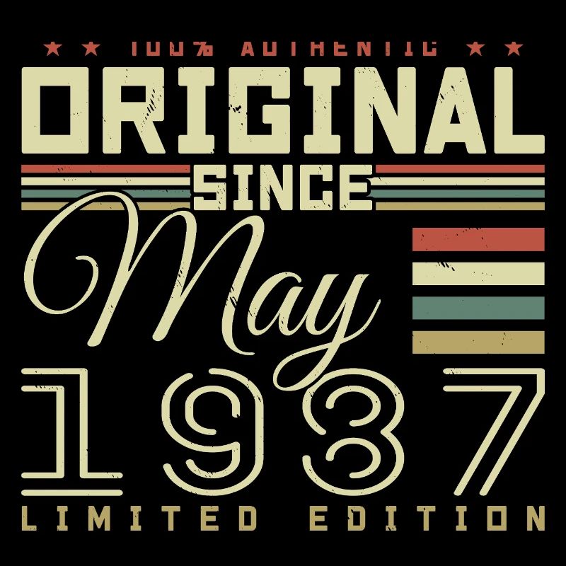 Cadeau Anniversaire Mai 1987, Gift May 1987