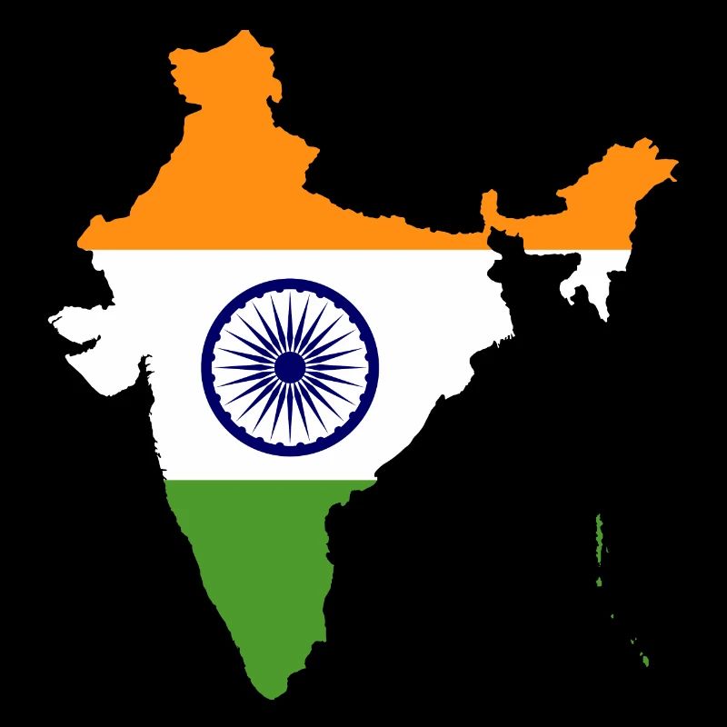 India flag gift idea map