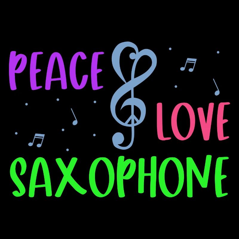 Peace Love Saxophone