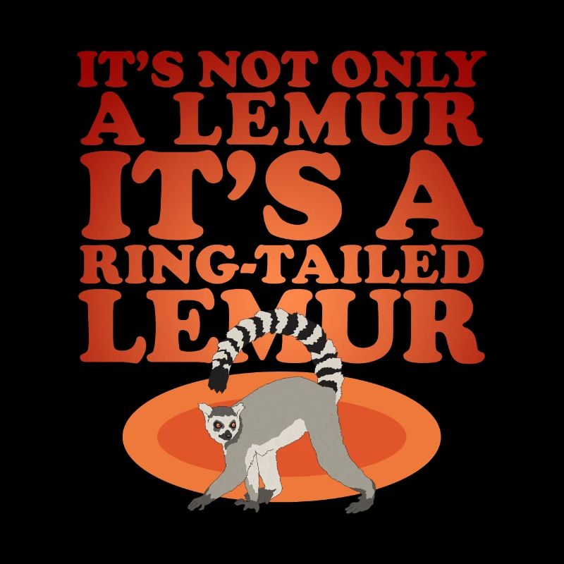 Lemur Katta Lemure Ringelschwanz Lemuren Geschenk