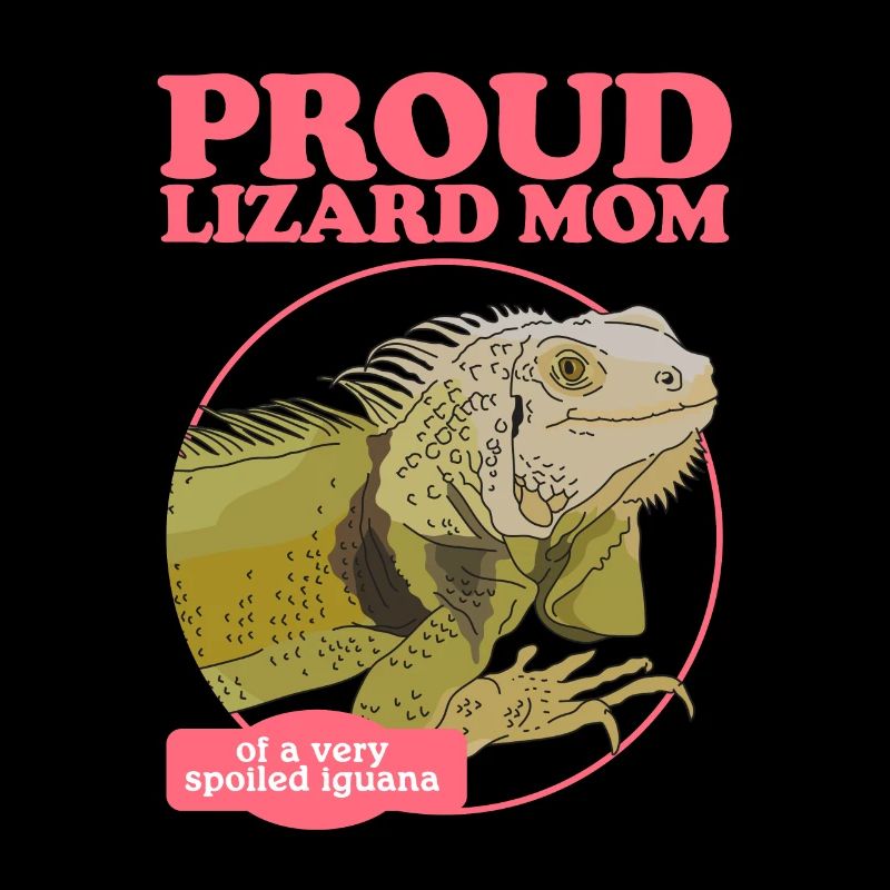 Iguana Mom Reptile Lizard Iguanas Gift