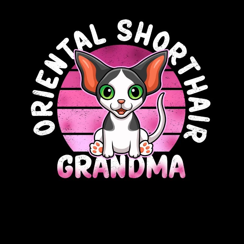 Orientalisch Kurzhaar Oma OKH Katze Geschenk