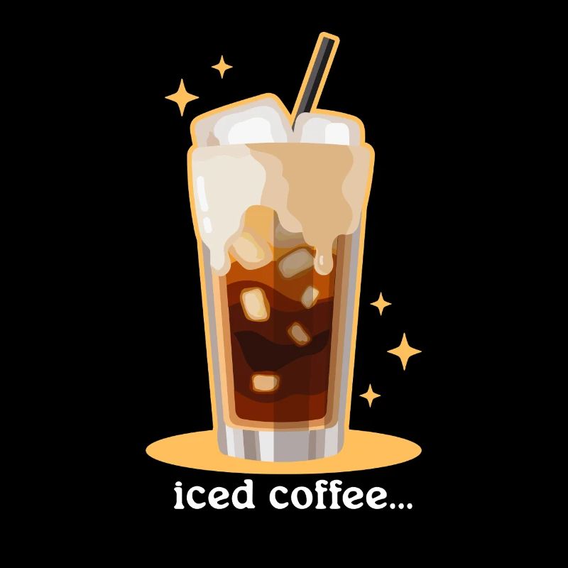 Iced Coffee Eiskaffee Kaffeeliebhaber Geschenke