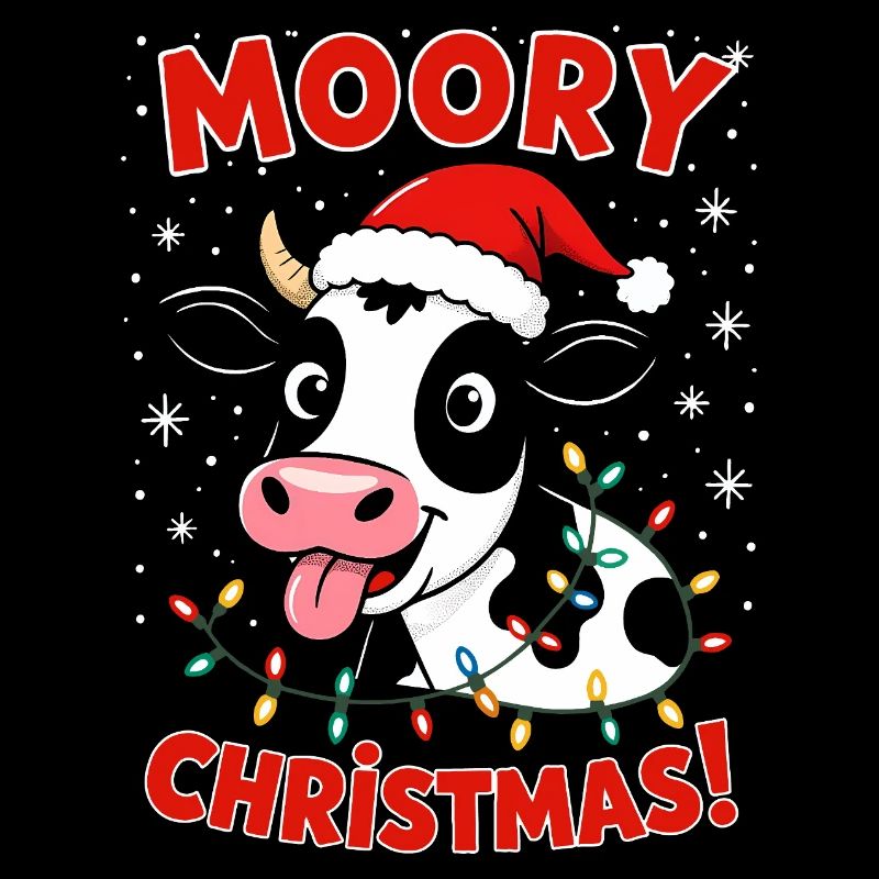 Ferme fermière de Noël en forme de vache