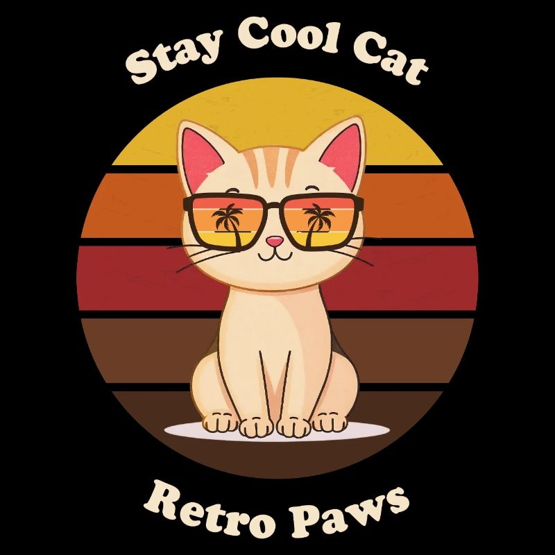 Retro Cool Cat