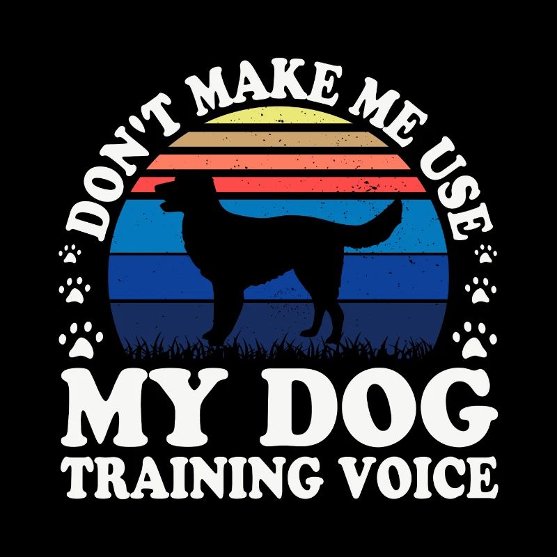 German Longhaired Pointer Dog Silhouette Retro