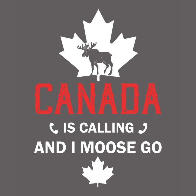 Orignal du Canada Drapeau canadien Feuille d’érable