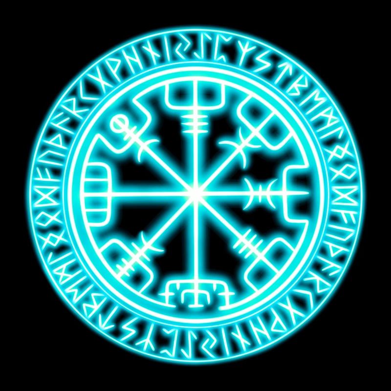 Vegvisir neon