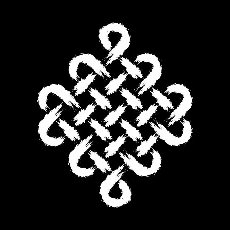 Infinity symbol Celtic symbol brush