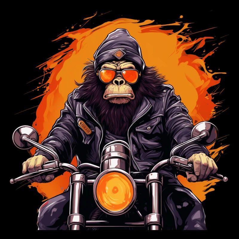 Gorilla Biker