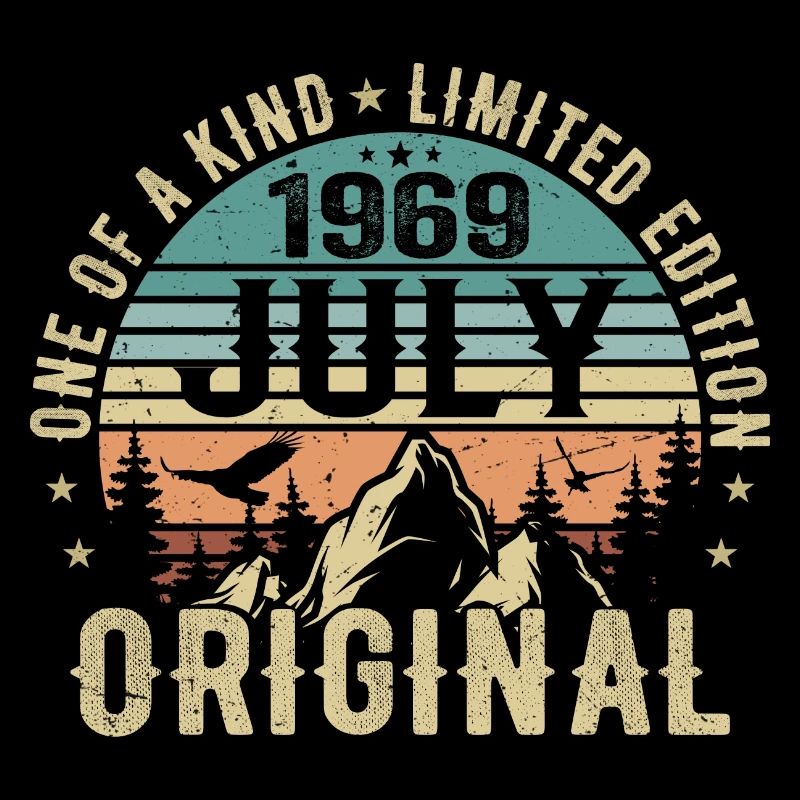 Juli 1969 Geburtstag Juli 1969 Geburtstagsgeschenk
