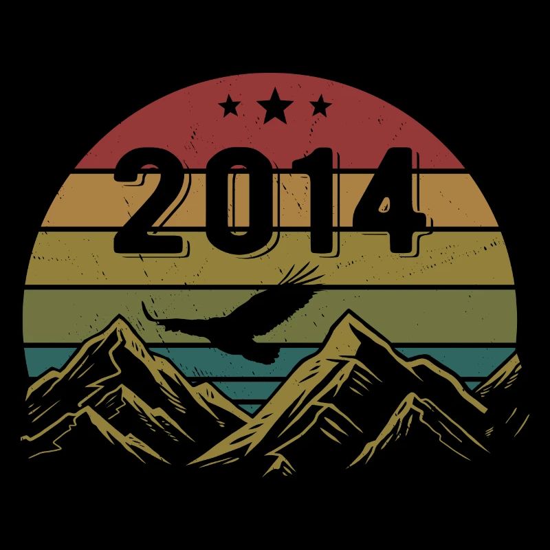 2014 Vintage Birthday 2014 Retro Gift Idea