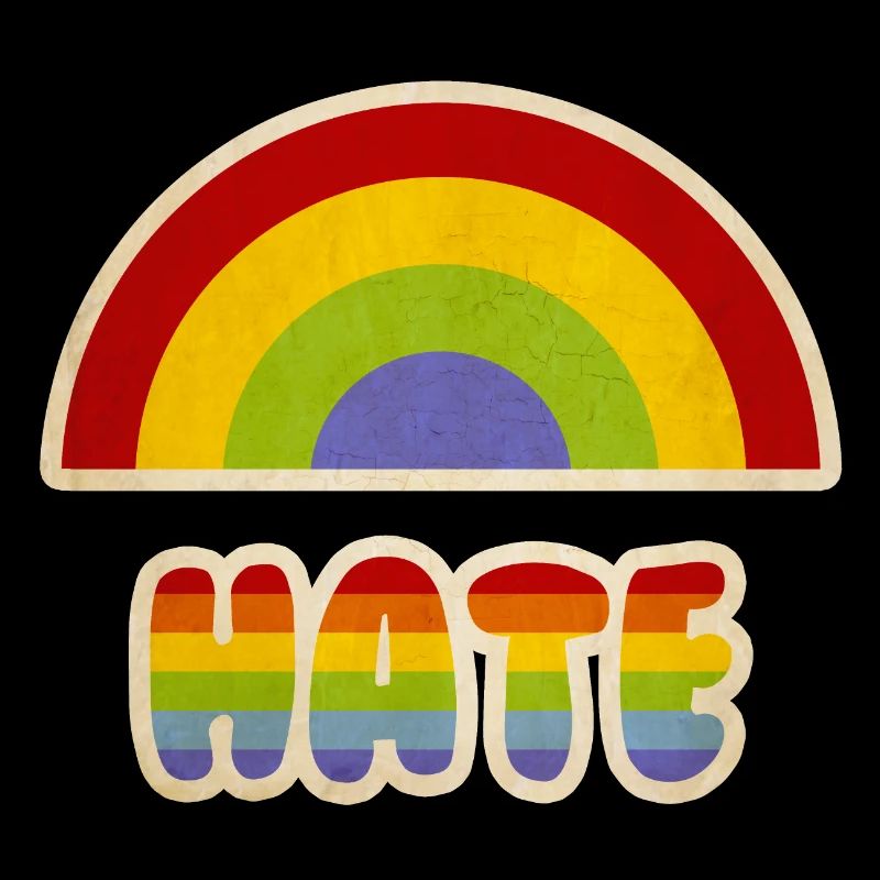 Rainbow hate parody