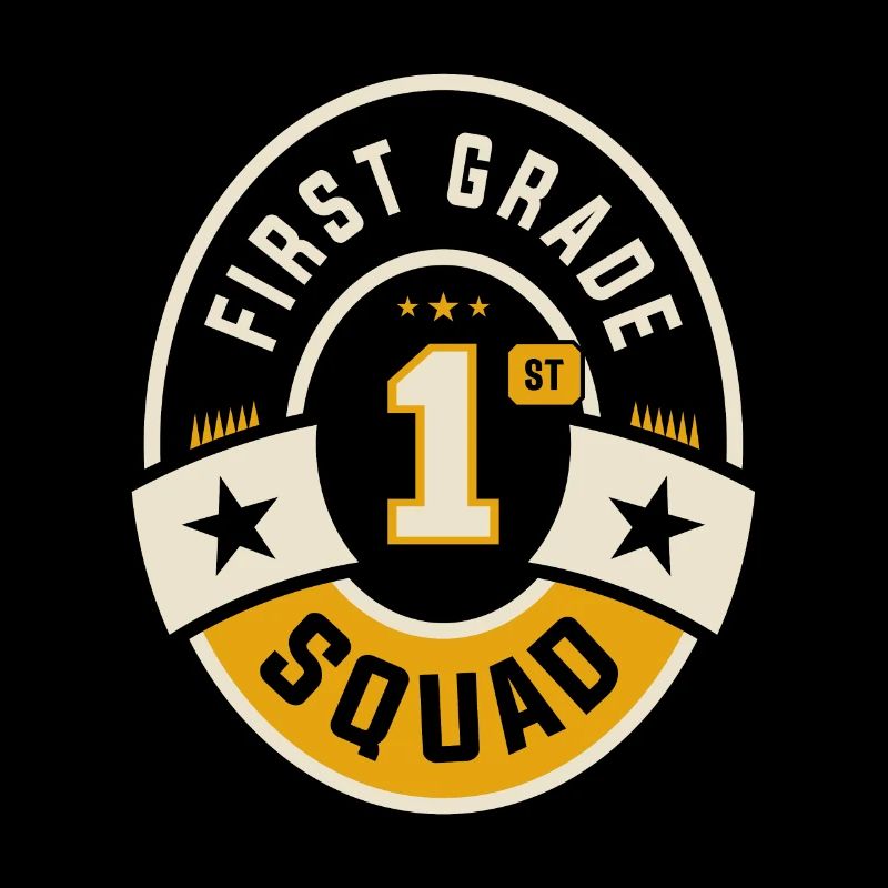 First 1st Grade Squad Team Back To School