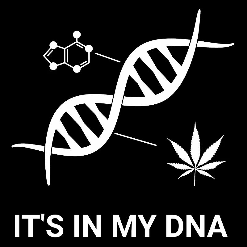 ADN des feuilles de cannabis