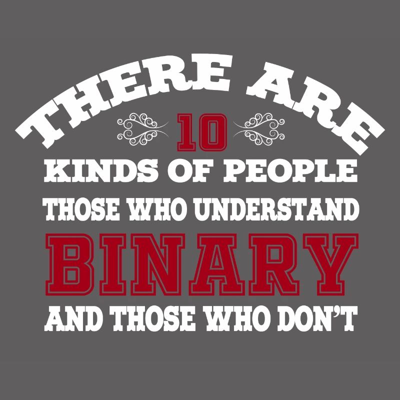 10 types de personnes Programmeur binaire Codi